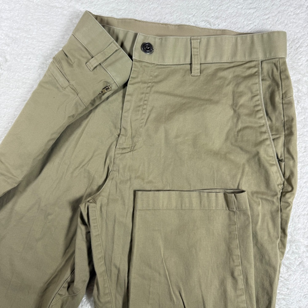 Fabletics The Only Pant PT2354910 Mens 35x32(28) Beige Stretch Chino Trousers